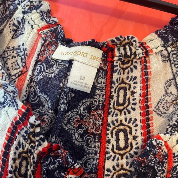 Westport medium women’s printed blouse - Picture 2 of 4